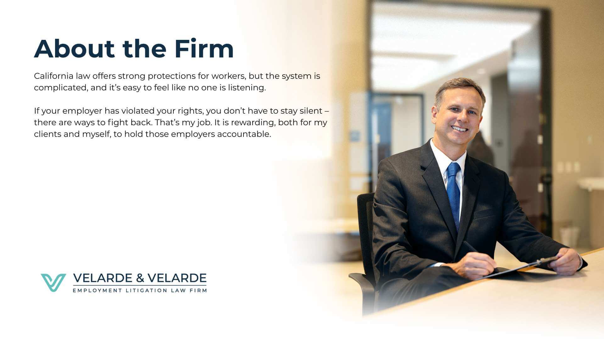 Velarde & Velarde | California Employee Rights Lawyer